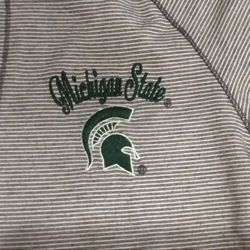 Colosseum Michigan State Embroidered Sweatshirt - Picture 3 of 7